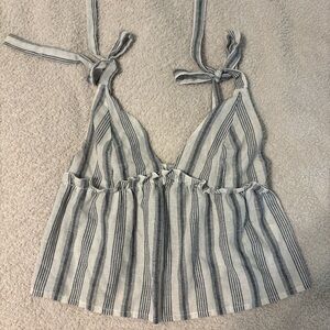 Striped Sleeveless Top